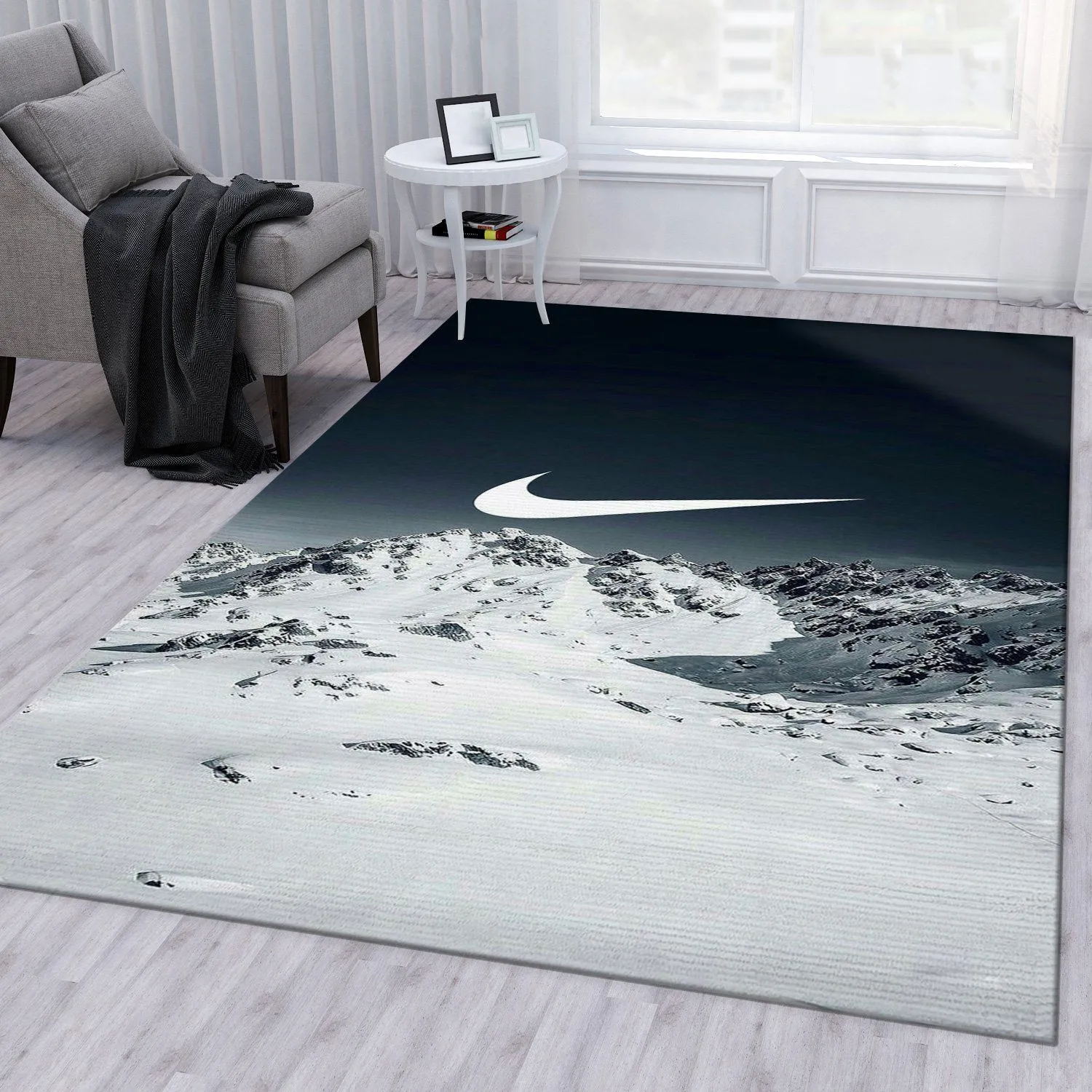 Nike Rectangle Rug Area Carpet Luxury Door Mat Home Decor Fashion Brand