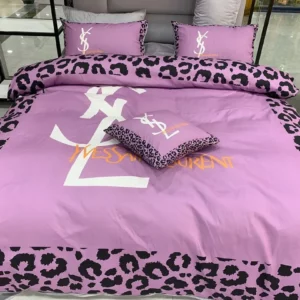 Ysl Yves Saint Laurent - + Pillow Cases Logo Brand Bedding Set Home Decor Luxury Bedroom Bedspread