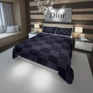 Christian Dior Caro Logo Brand Bedding Set Bedroom Luxury Home Decor Bedspread