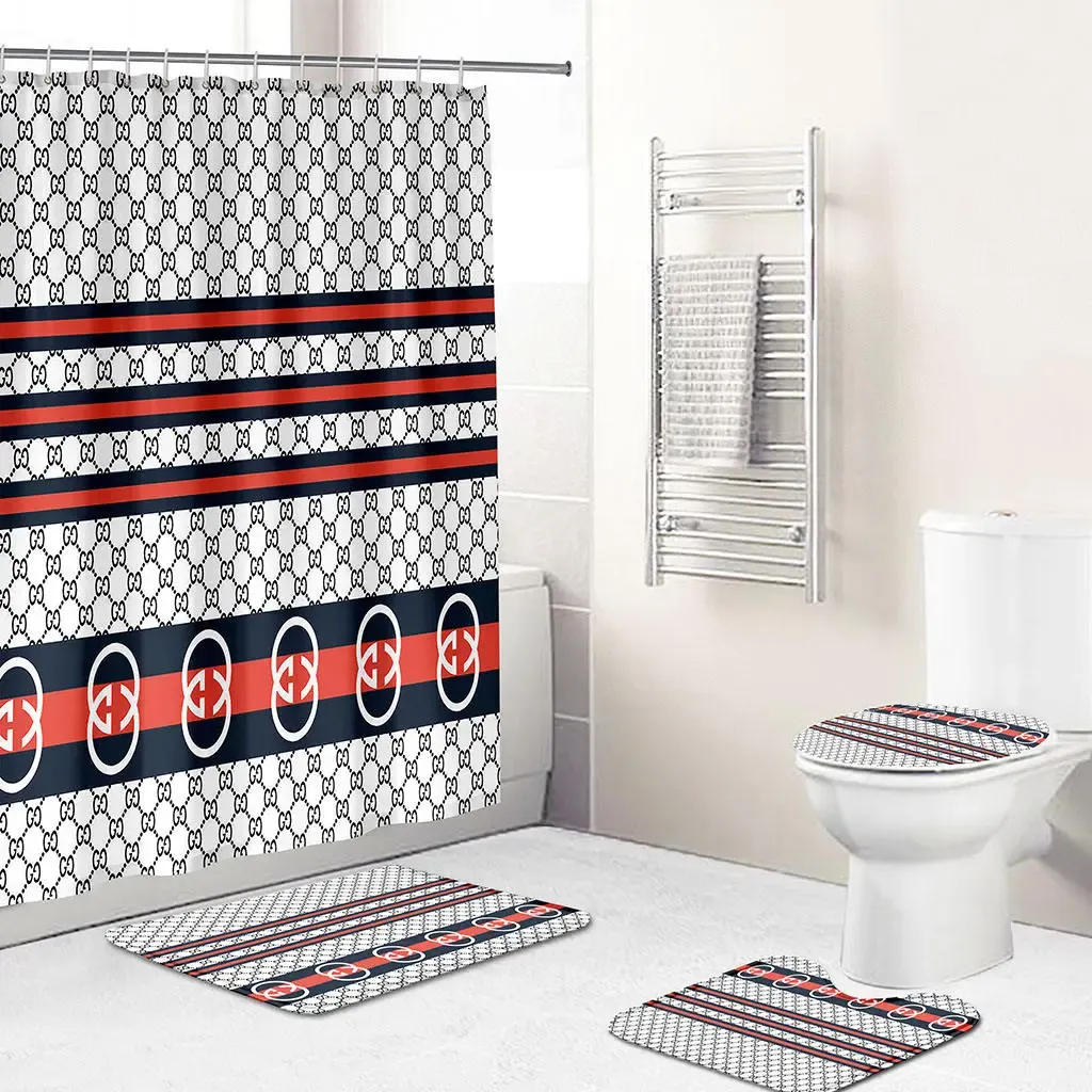 Gucci New Bathroom Set Hypebeast Home Decor Bath Mat Luxury Fashion Brand