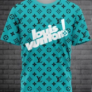 Louis Vuitton Teal T Shirt Fashion Luxury Outfit