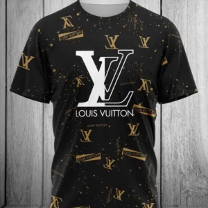 Louis Vuitton New Black T Shirt Luxury Fashion Outfit