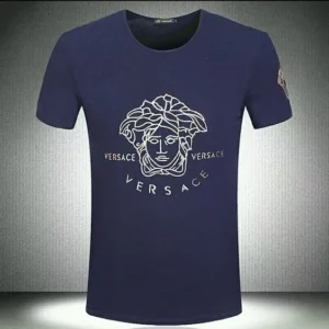 Versace Medusa Navy T Shirt Fashion Outfit Luxury