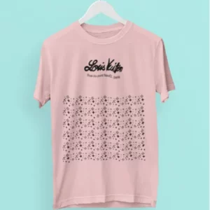 Louis Vuitton Light Pink Pattern T Shirt Luxury Fashion Outfit