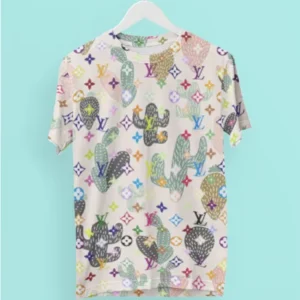 Louis Vuitton Cactus Pattern T Shirt Luxury Outfit Fashion