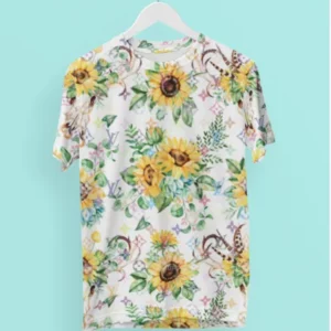 Louis Vuitton Sunflower Pattern T Shirt Outfit Fashion Luxury