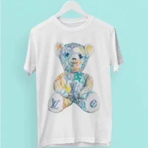 Louis Vuitton Multicolor Teddy Bear T Shirt Luxury Fashion Outfit