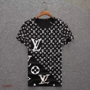 Louis Vuitton White Logo Black T Shirt Fashion Outfit Luxury