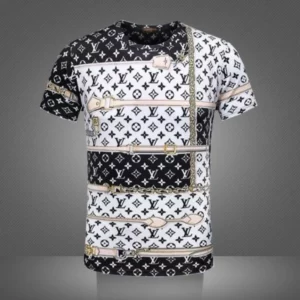 Louis Vuitton Black White T Shirt Luxury Fashion Outfit