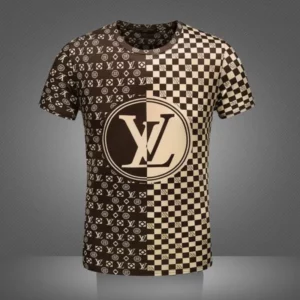 Louis Vuitton Brown Beige T Shirt Luxury Outfit Fashion