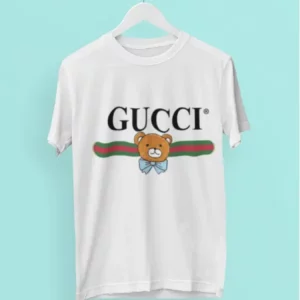 Gucci Teddy White T Shirt Luxury Outfit Fashion