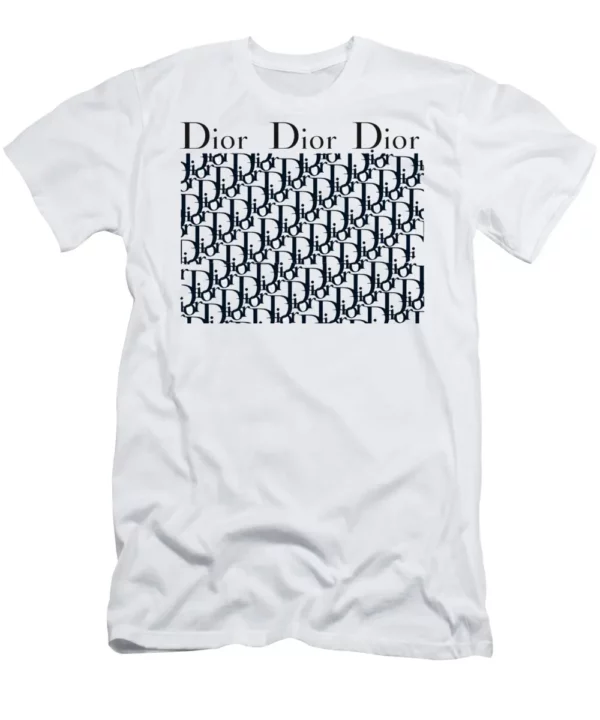 Dior Logo White T Shirt Luxury Fashion Outfit