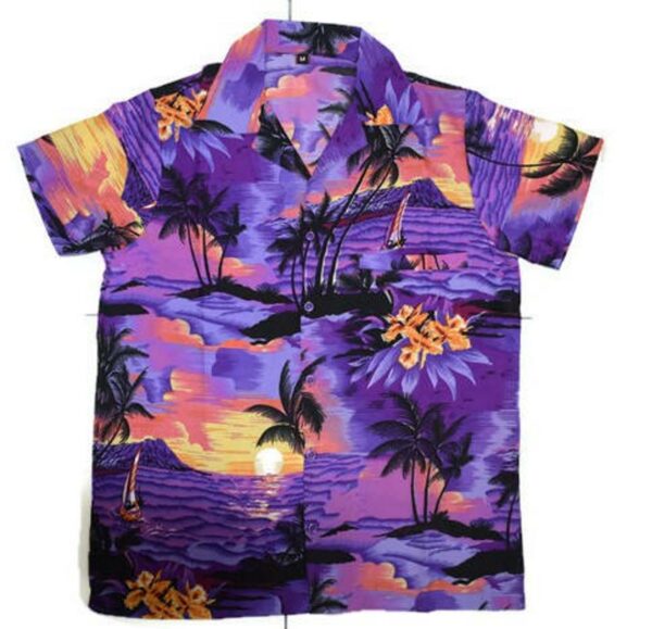 1980S For Holiday Party Tropical Hawaiian Shirt