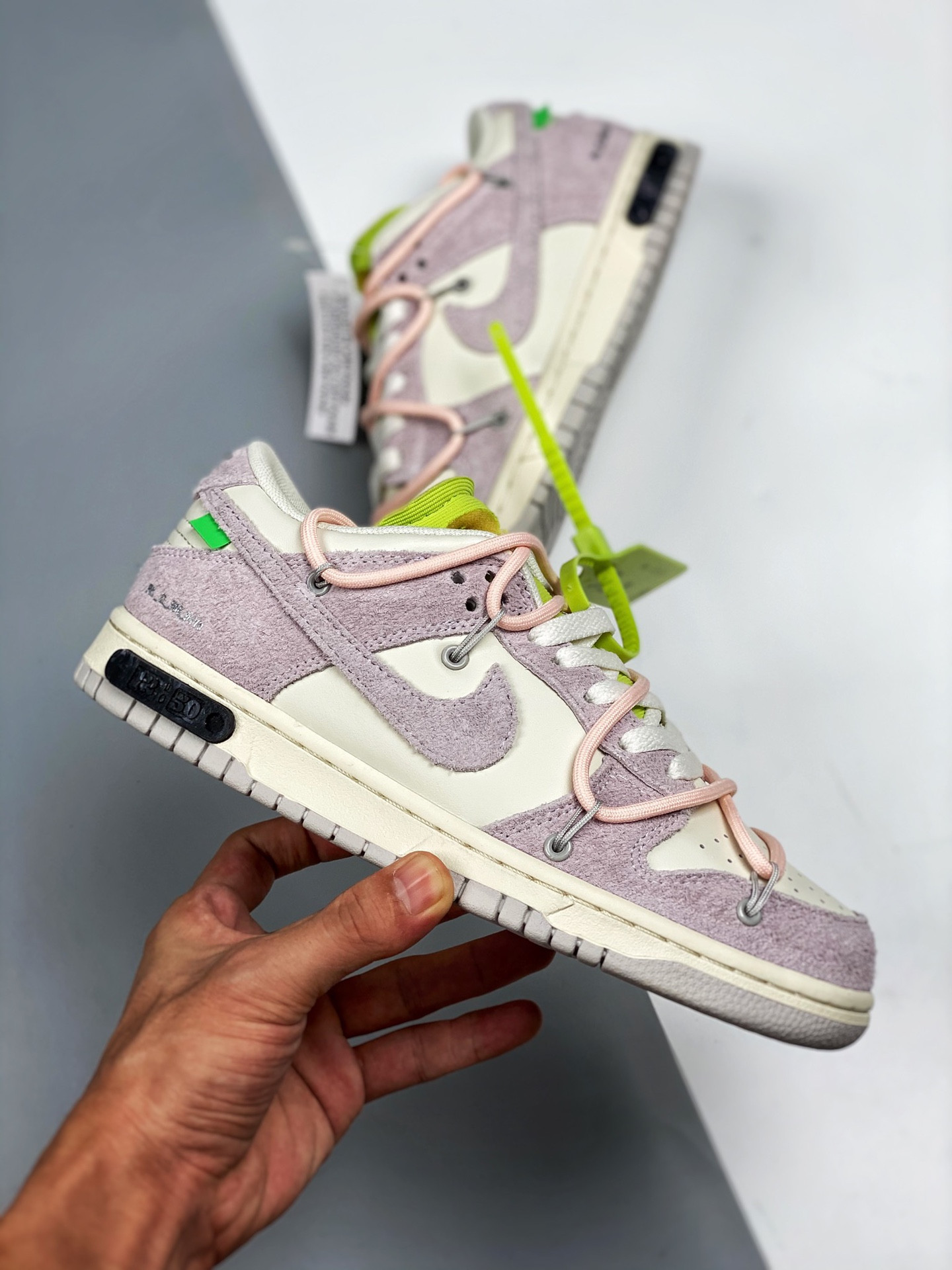 Off-White x Nike Dunk Low 12 of 50 Purple Sail For Sale