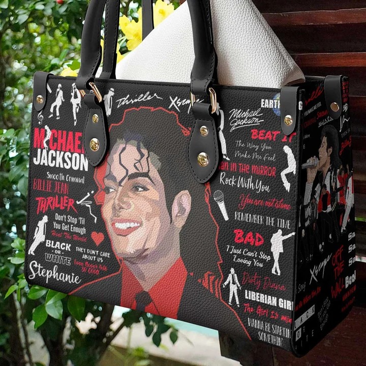 Michael Jackson Women Leather Hand Bag