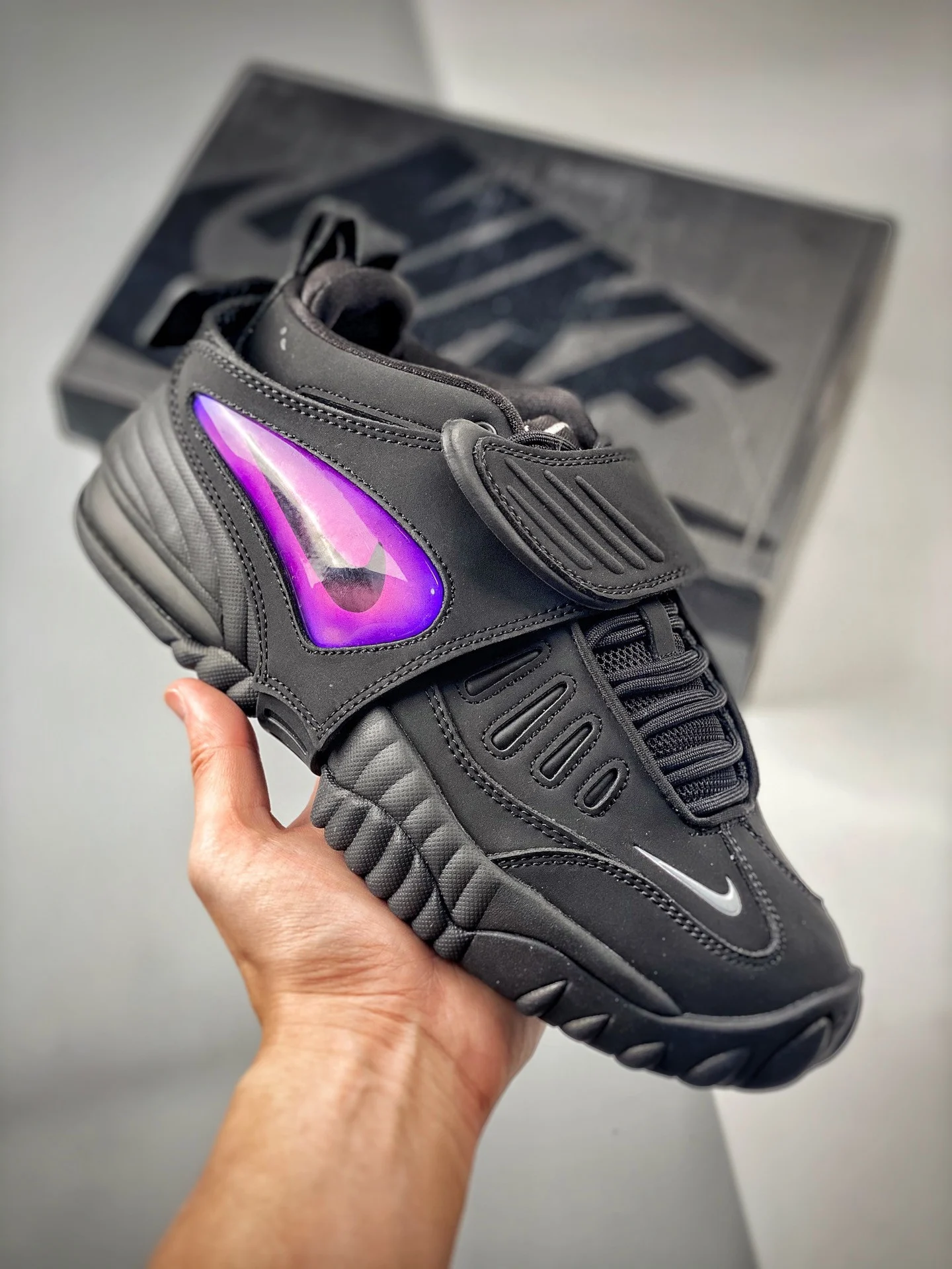 AMBUSH x Nike Air Adjust Force Black Psychic Purple DM8465-001 For Sale