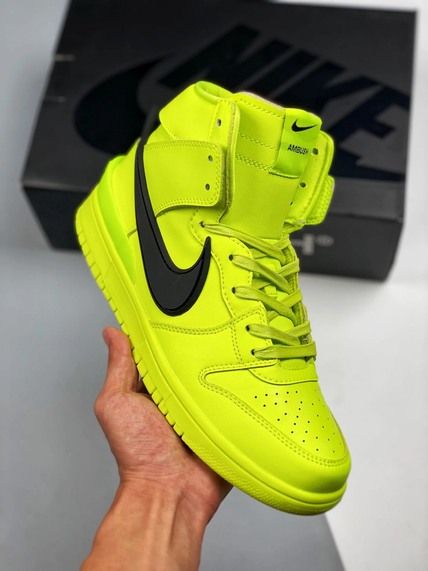 AMBUSH x Nike Dunk High Atomic Green CU7544-300 For Sale