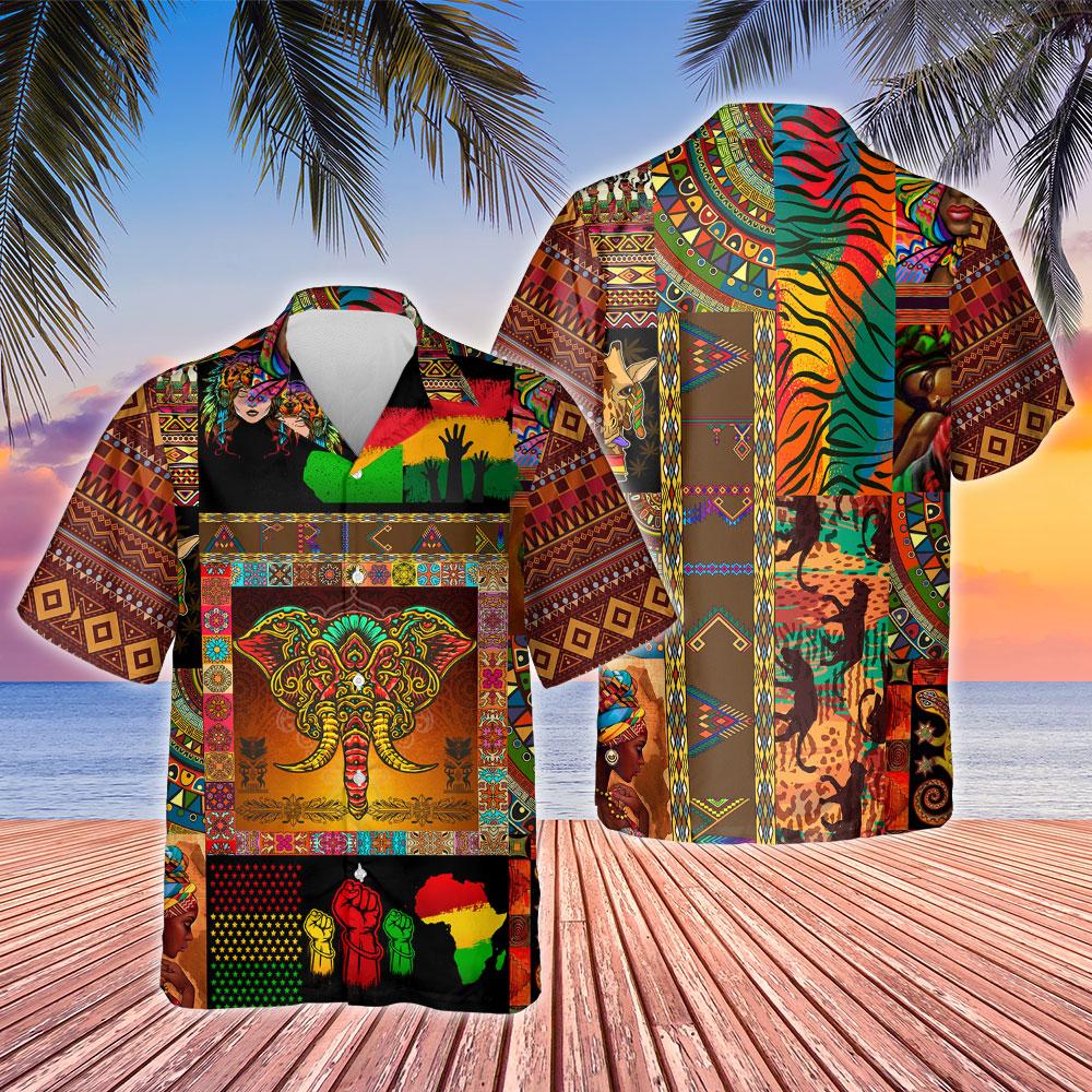 African Culture Hawaiian Shirt Summer Outfit Beach