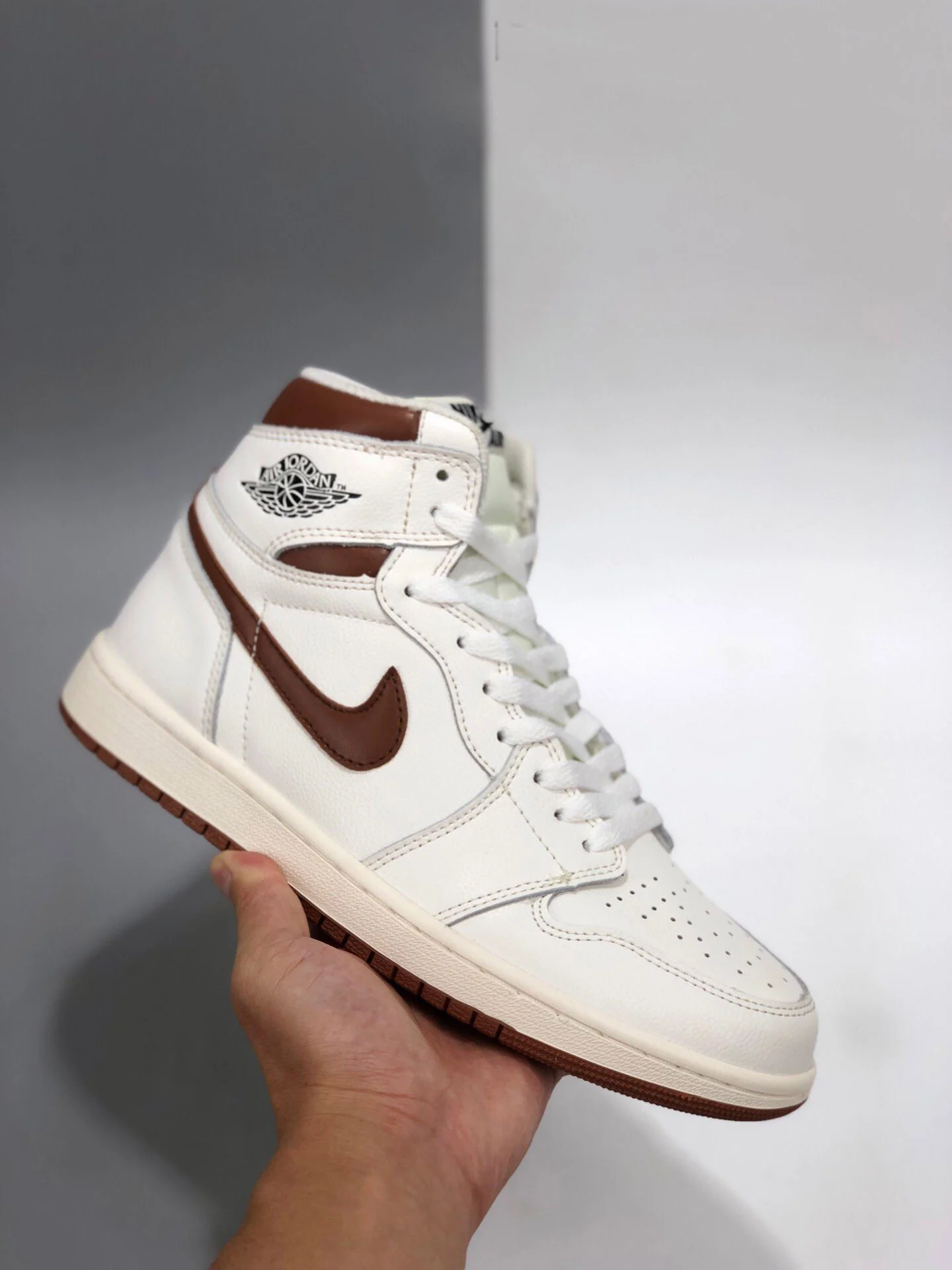 Air Jordan 1 High OG Sail Dark Mocha-Black On Sale