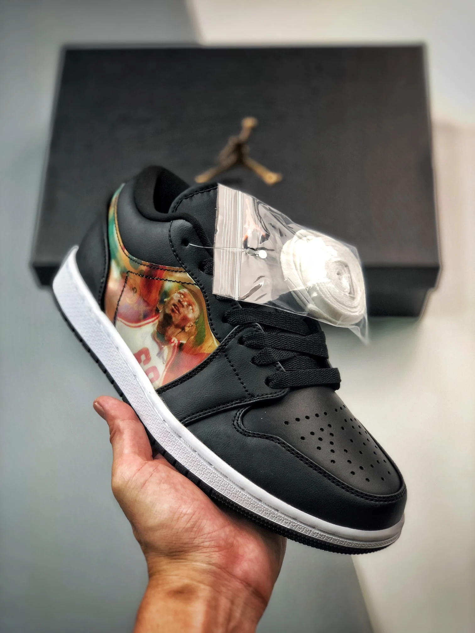 Air Jordan 1 Low Hologram DR9497-001 For Sale