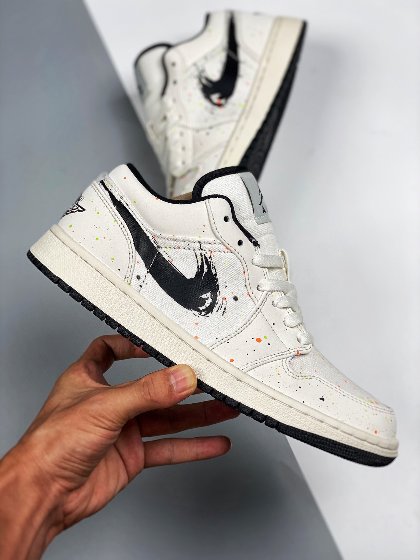 Air Jordan 1 Low Paint Splatter DM3528-100 For Sale