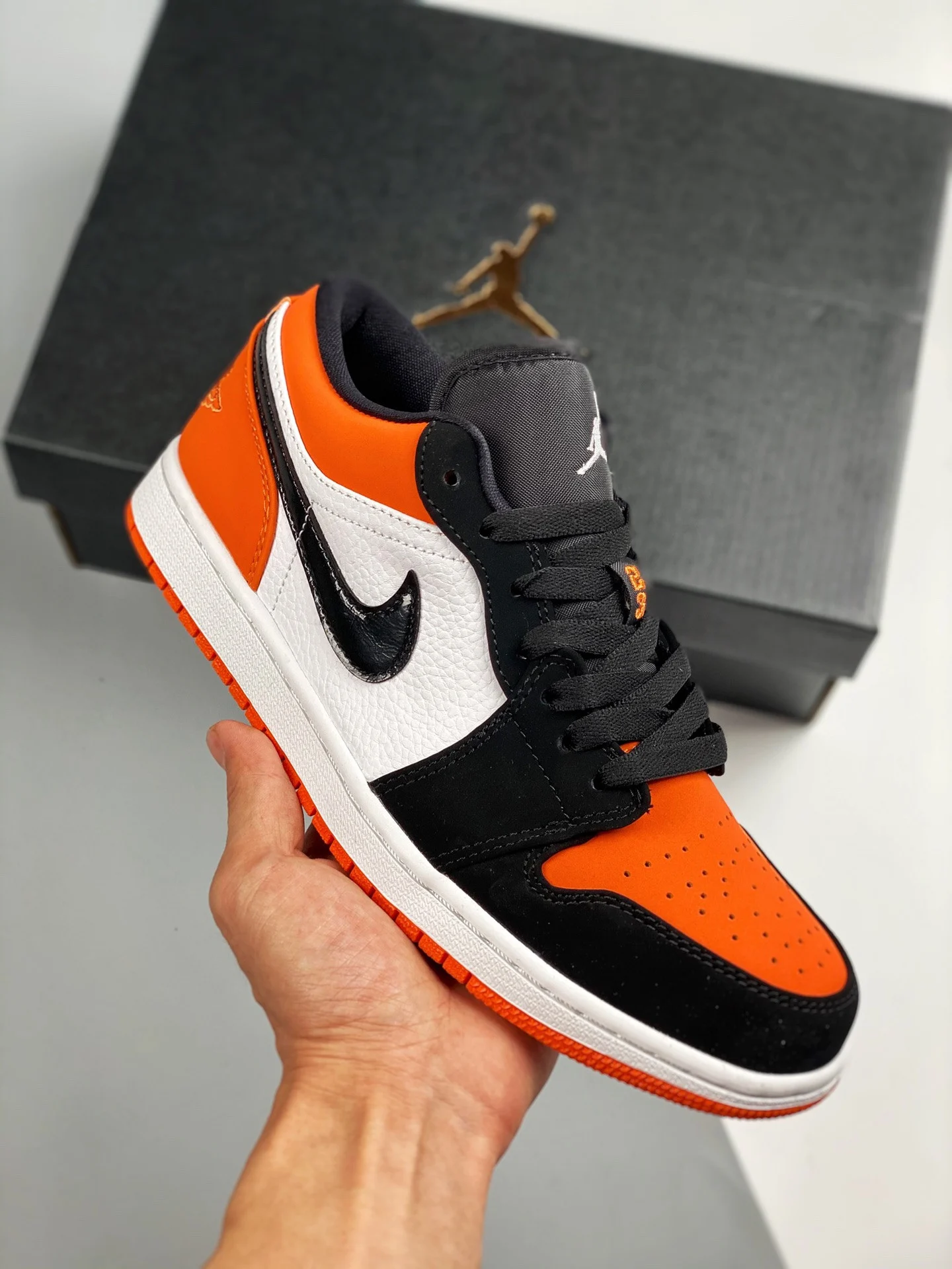 Air Jordan 1 Low Shattered Backboard Starfish Black-Sail On Sale