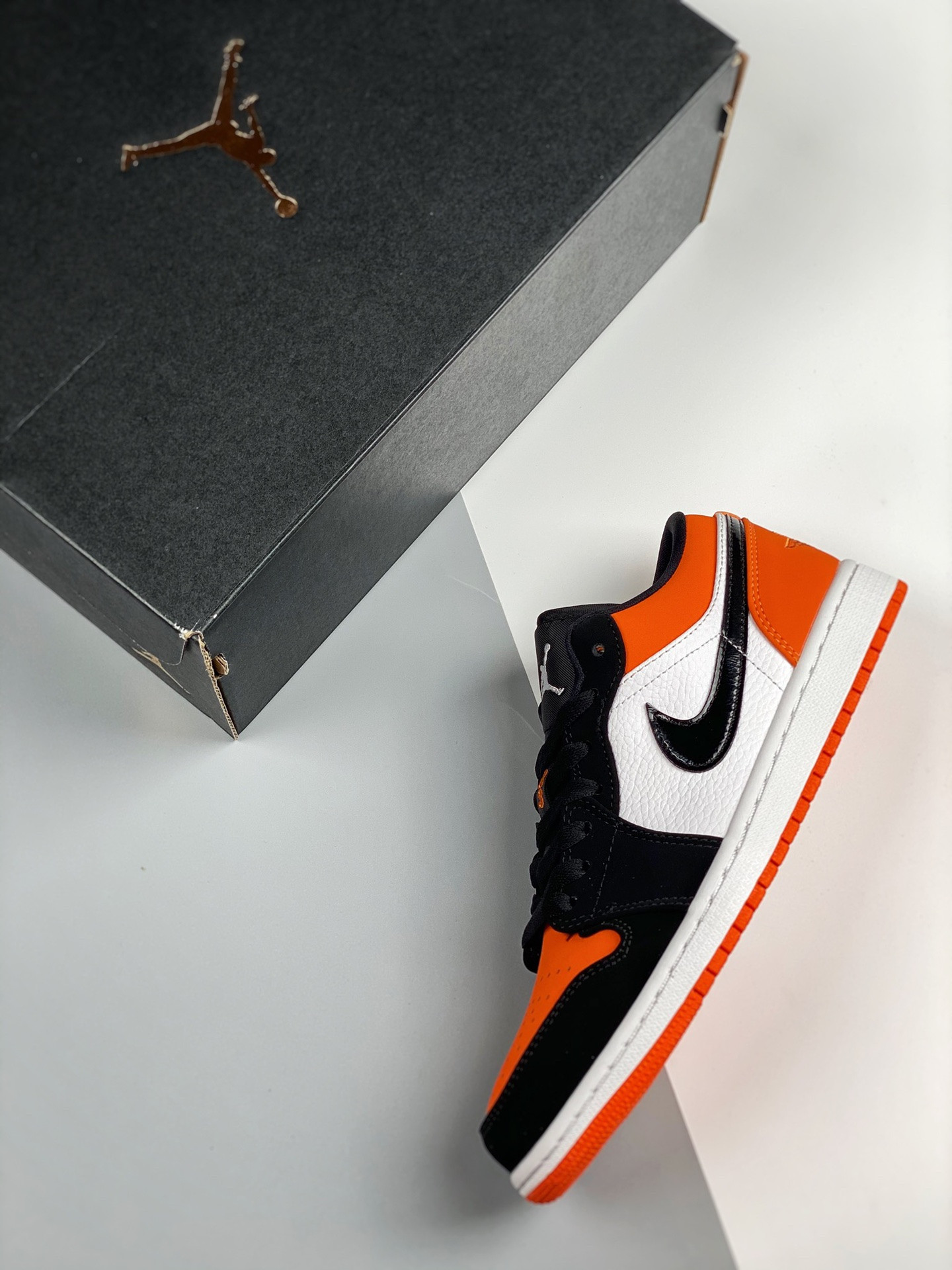 Air Jordan 1 Low Shattered Backboard Starfish Black-Sail On Sale