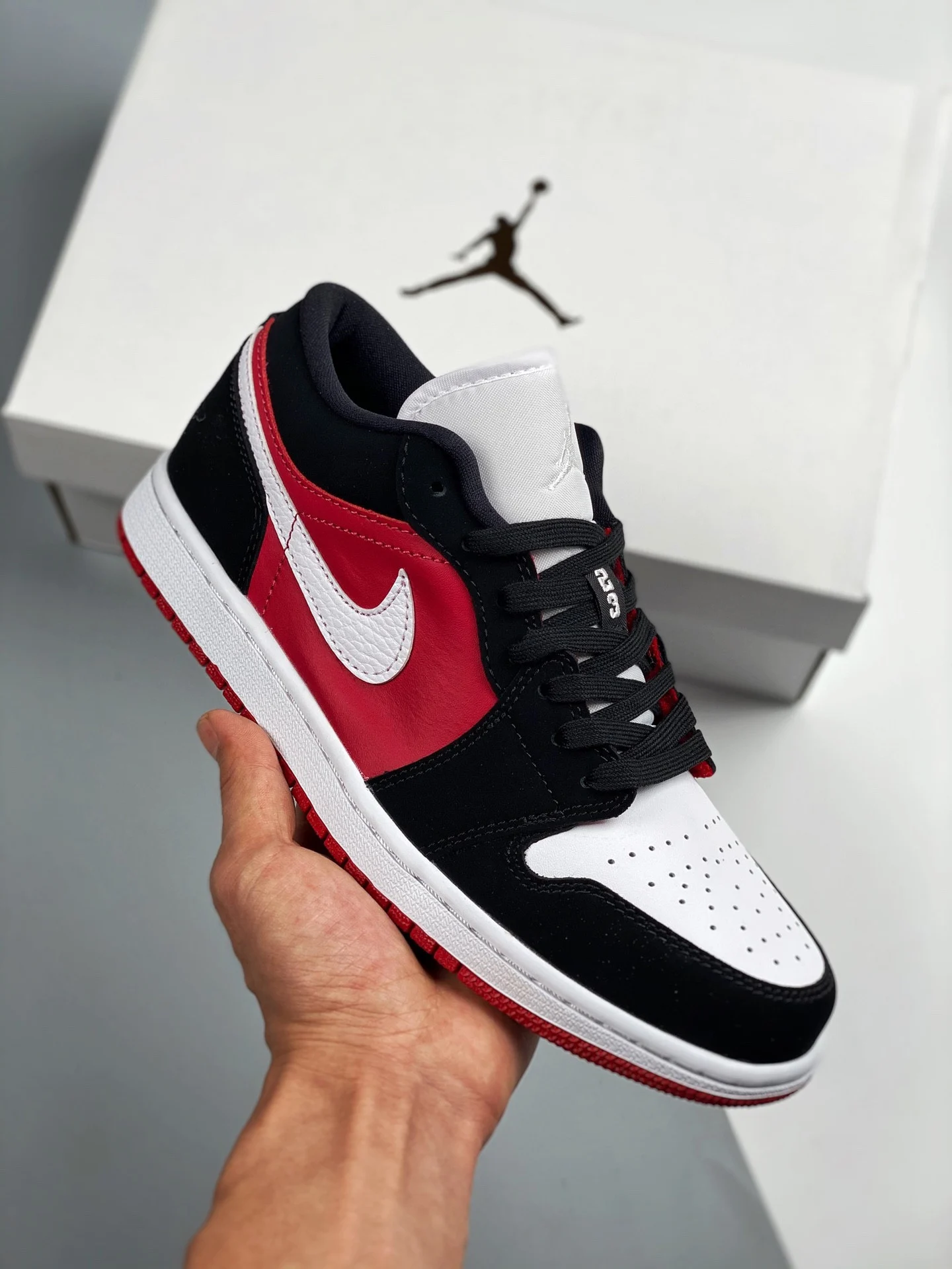 Air Jordan 1 Low Chicago Black Red White DC0774-016 For Sale