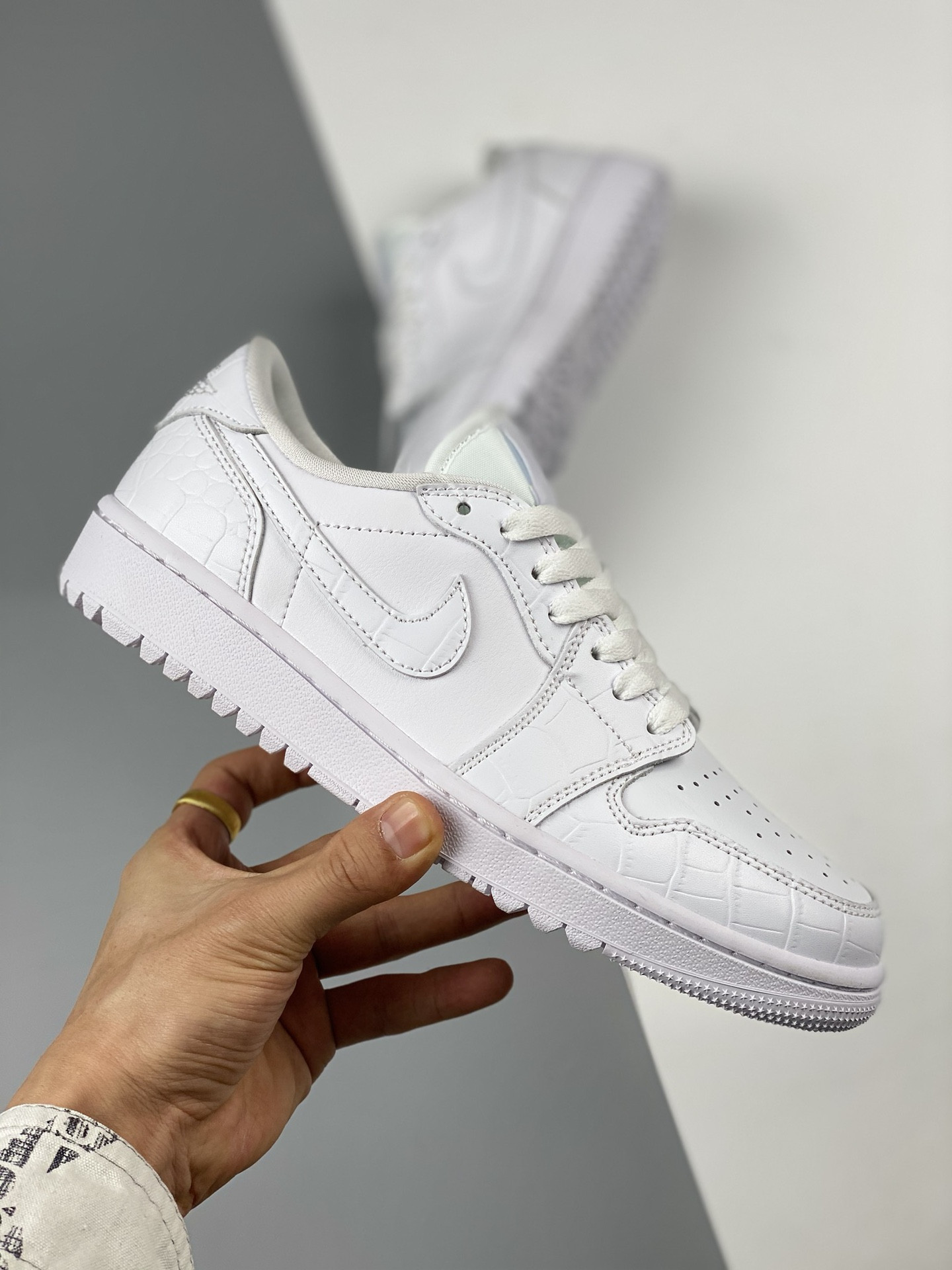 Air Jordan 1 Low Golf Croc White DD9315-110 For Sale