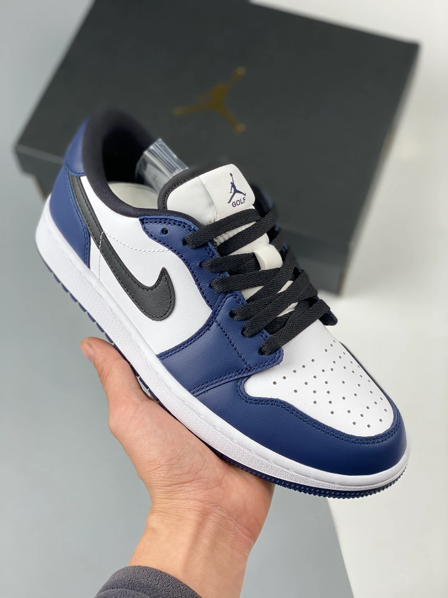 Air Jordan 1 Low Golf White Black-Midnight Navy DD9315-104 For Sale