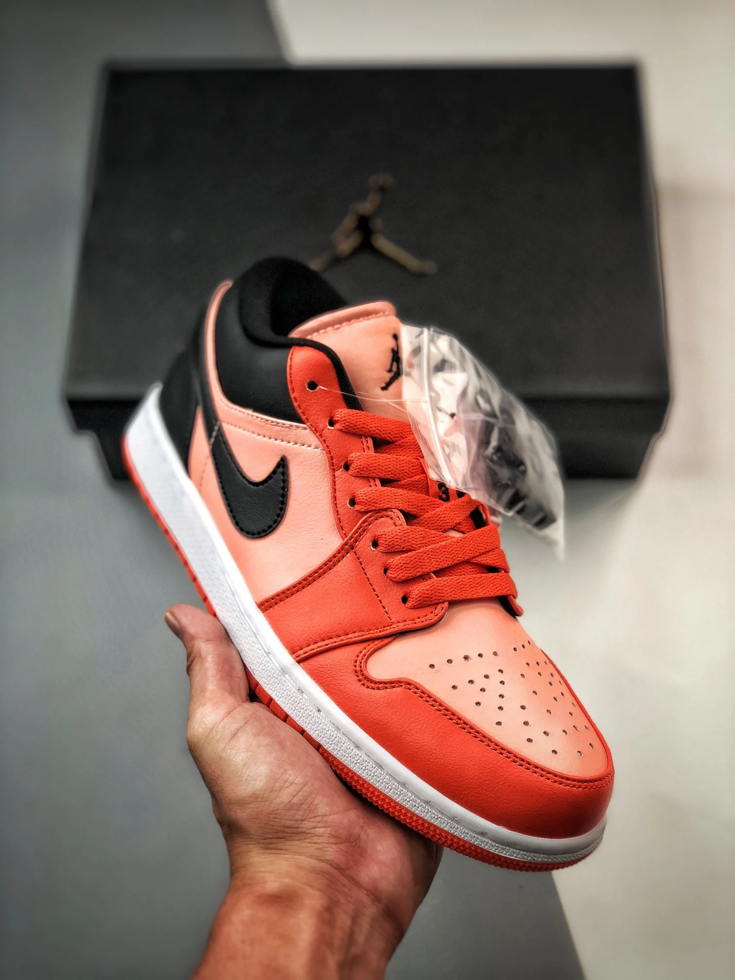 Air Jordan 1 Low Orange And Black DM3379-600 For Sale