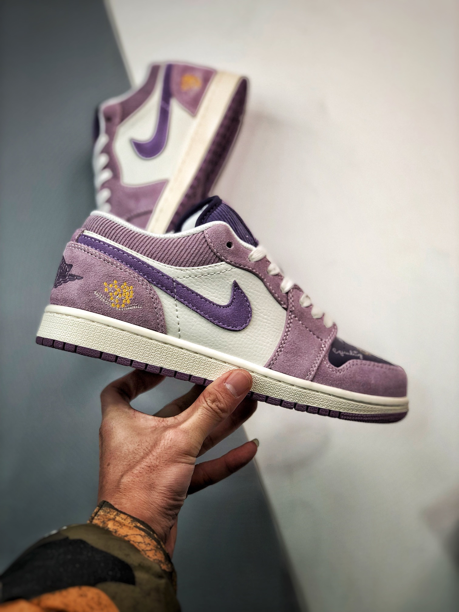 Air Jordan 1 Low Unity Purple Smoke Sail DR8057-500 For Sale