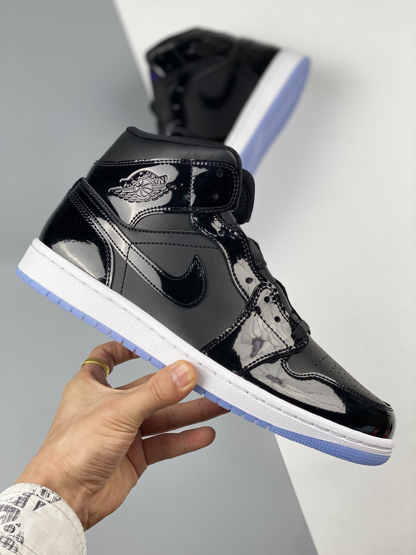 Air Jordan 1 Mid Space Jam Black Concord-White DV1308-004 For Sale