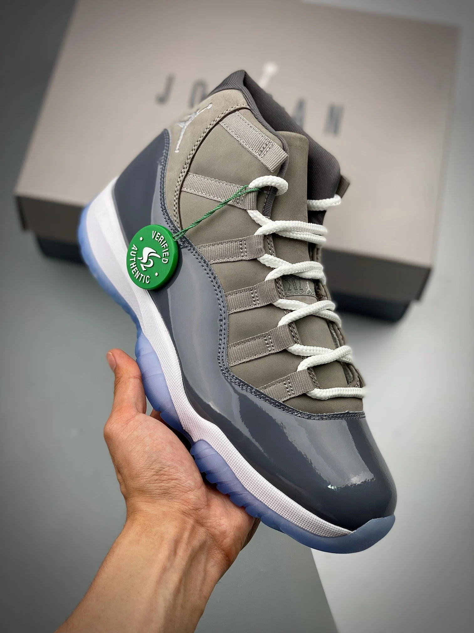 Air Jordan 11 Cool Grey 2021 Medium Grey White-Cool Grey CT8012-005 For Sale