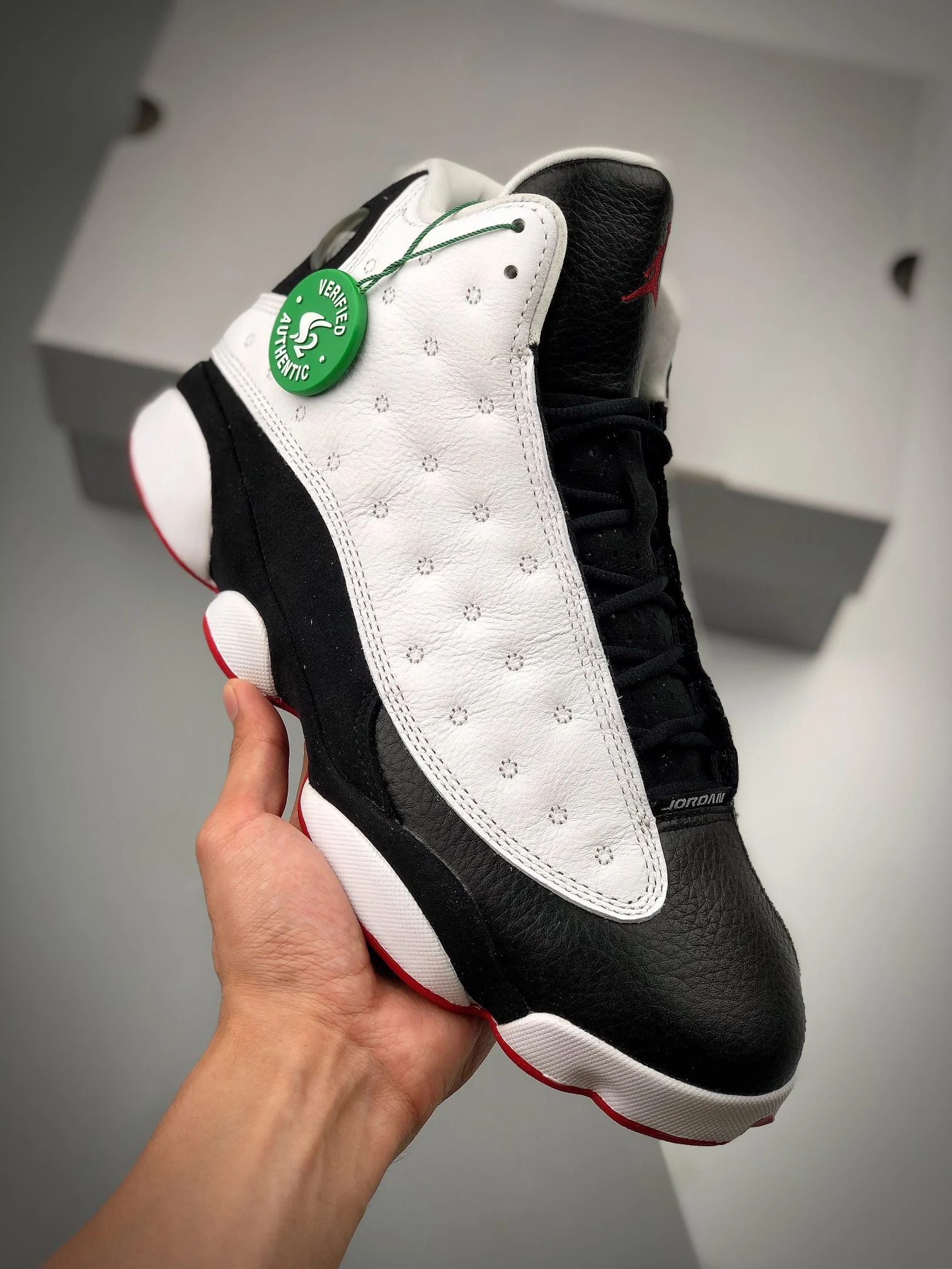 Air Jordan 13 He Got Game White Black-True Red 414571-104 On Sale