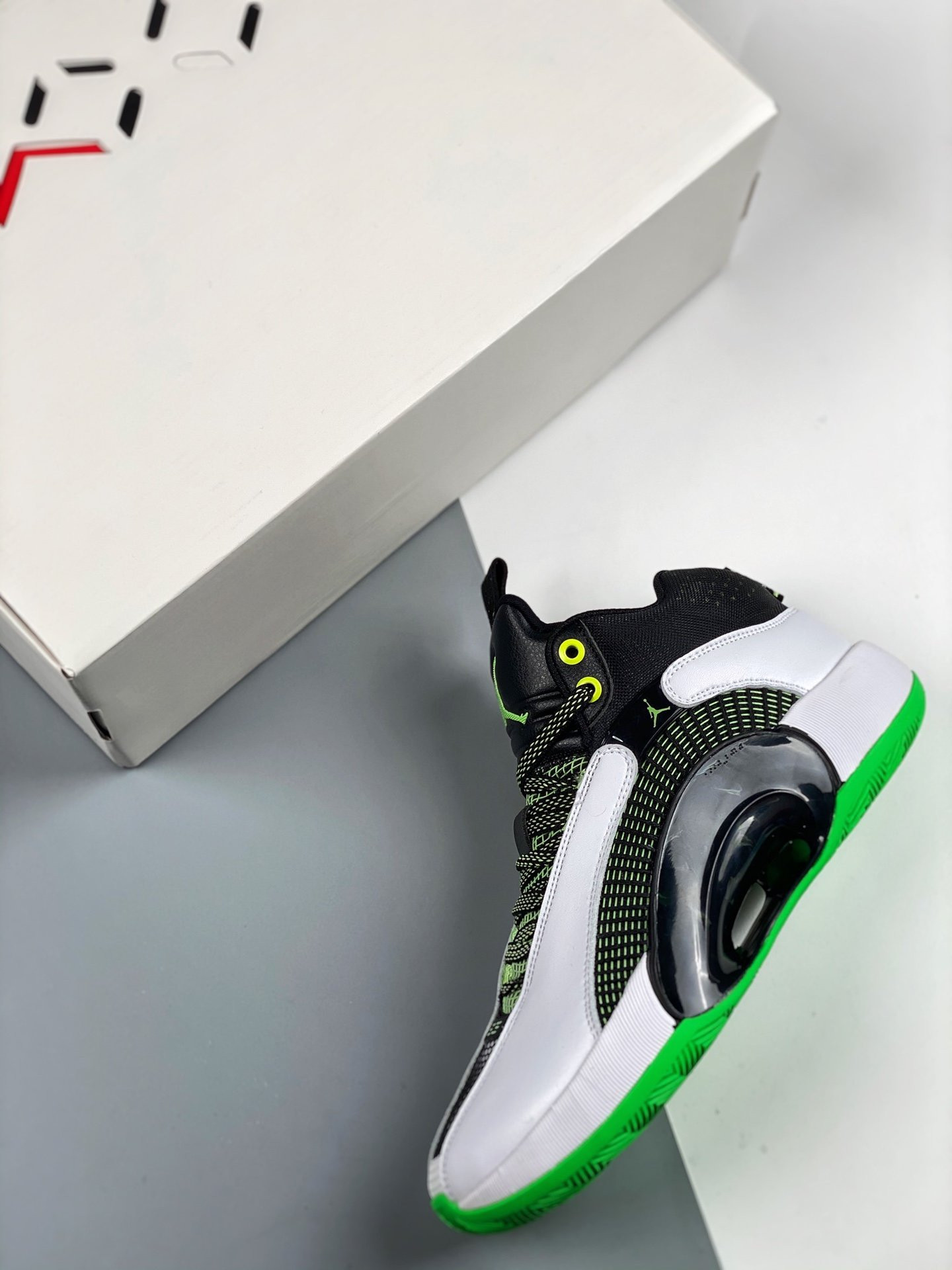 Air Jordan 35 White Black Green On Sale