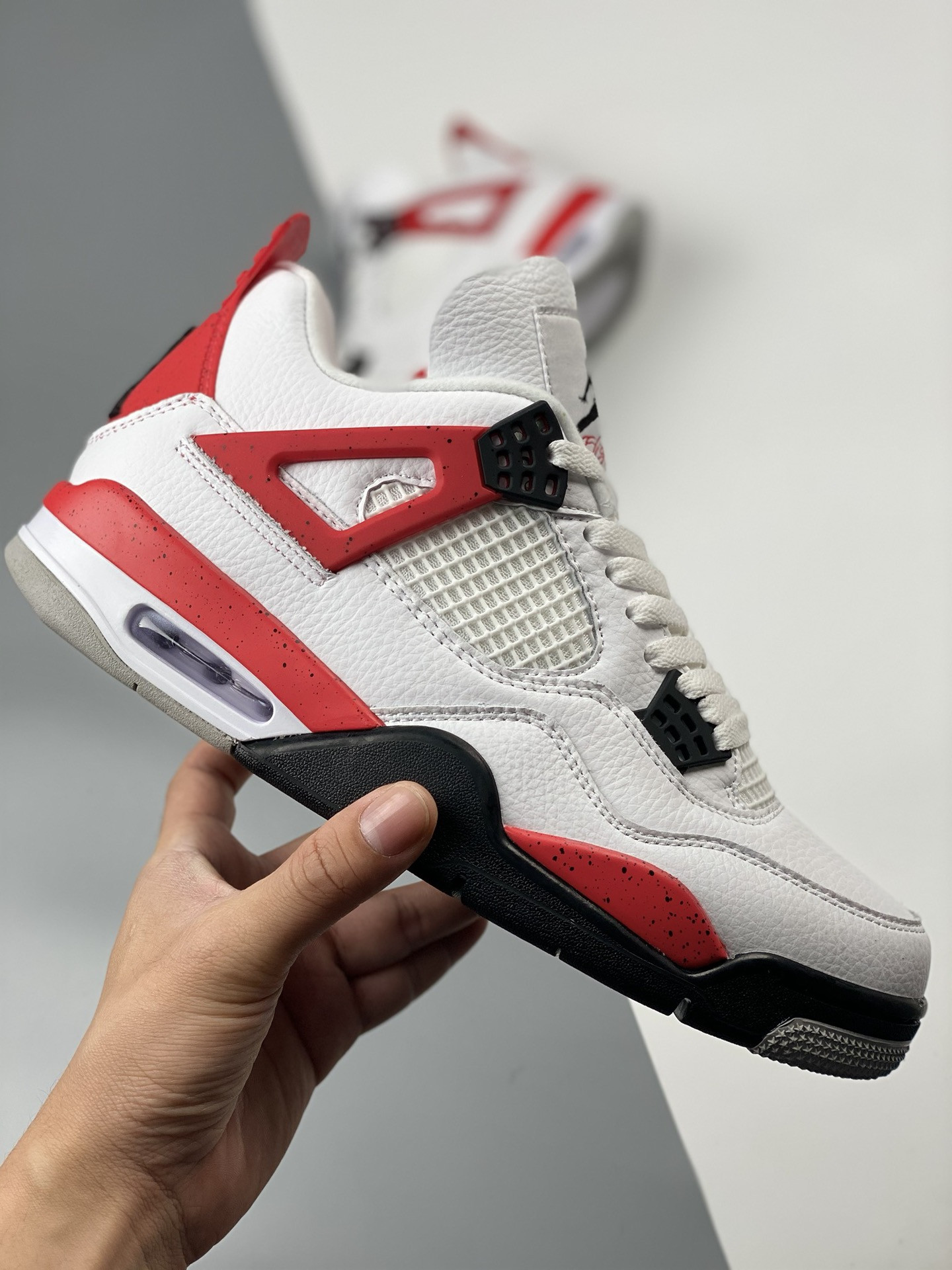 Air Jordan 4 Red Cement White Fire Red-Black DH6927-161 For Sale