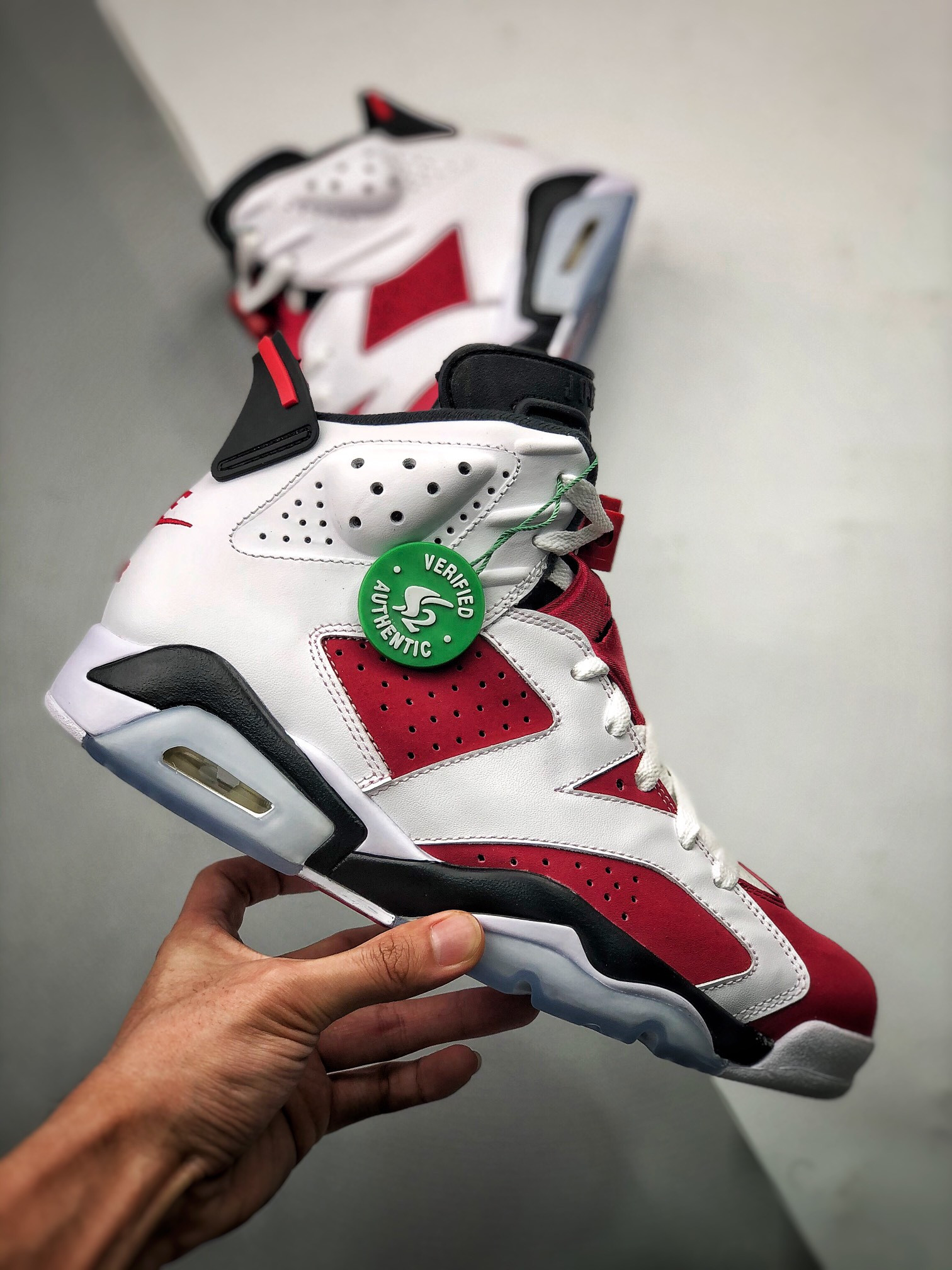 Air Jordan 6 OG Carmine White Black-Carmine For Sale