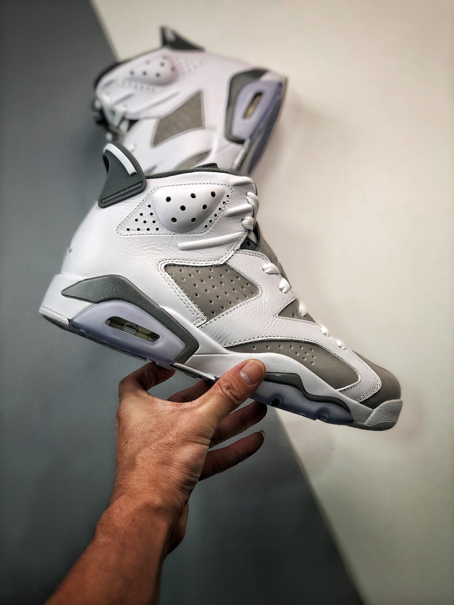 Air Jordan 6 White Medium Grey-Cool Grey CT8529-100 For Sale