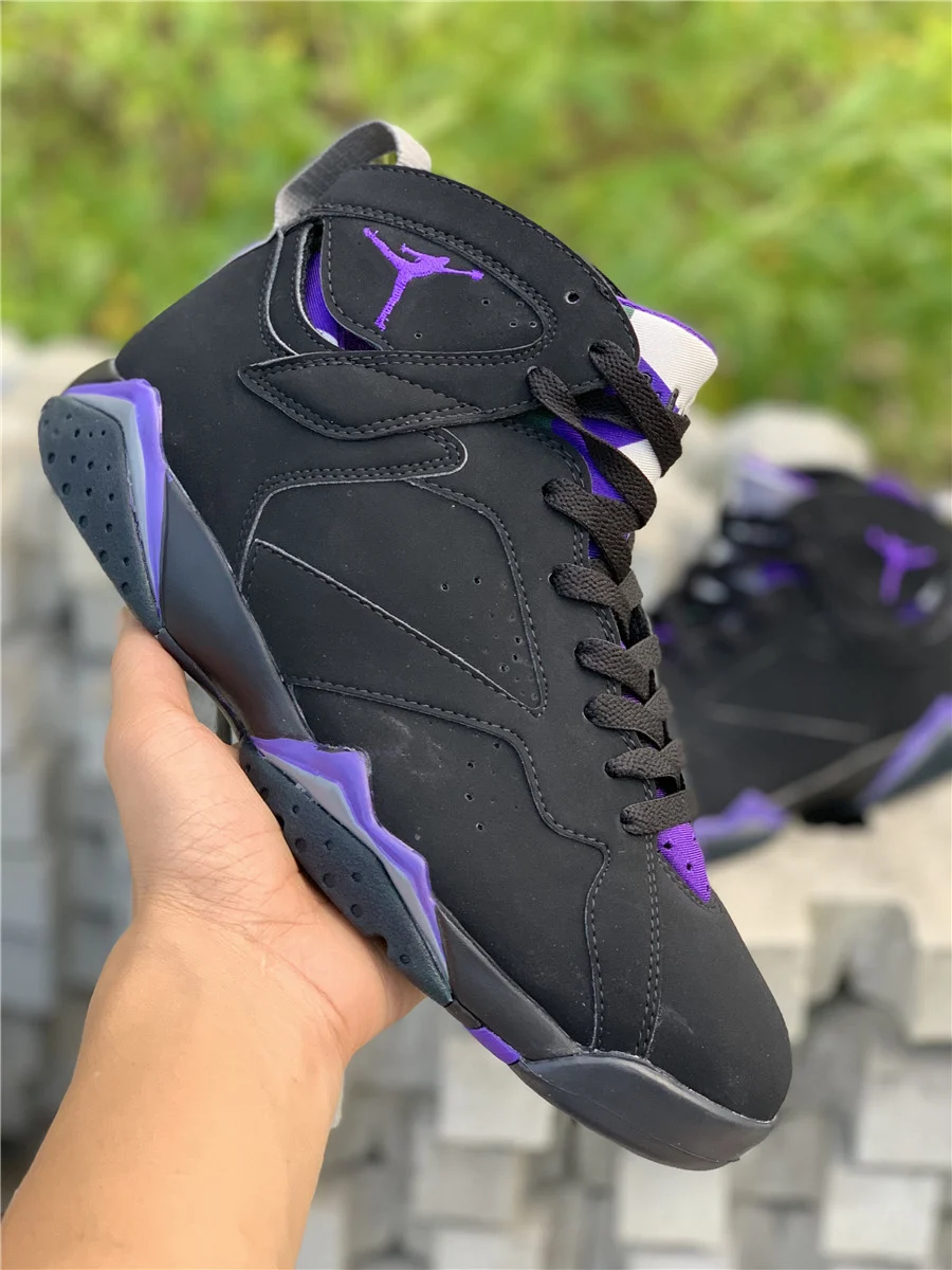 Air Jordan 7 Ray Allen  Black Fierce Purple 304775-053 For Sale