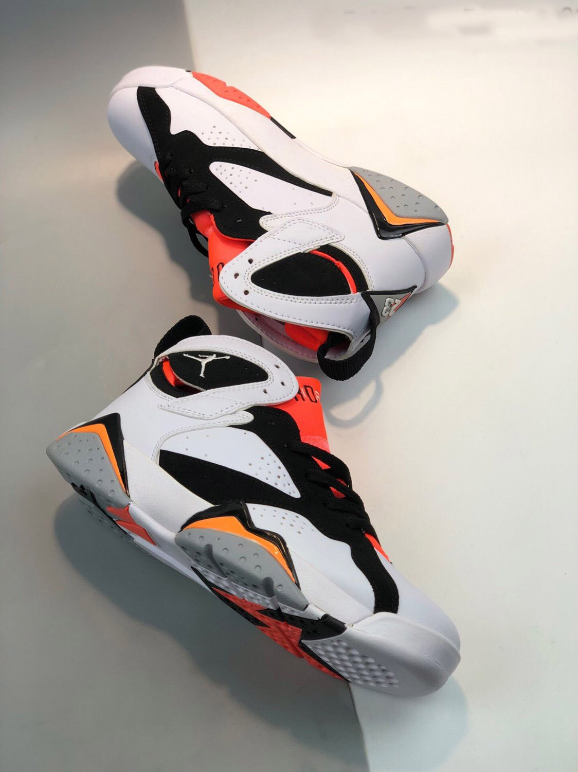 Air Jordan 7 White Black-Hot Lava On Sale