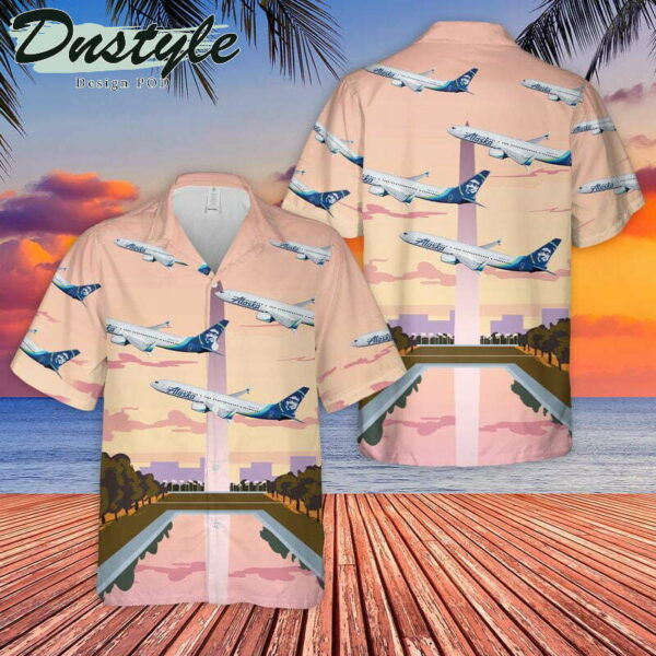 Alaska Airlines Boeing 737990Er Hawaiian Shirt