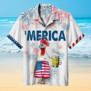 Amazing Chicken Beer Hawaiian Shirt