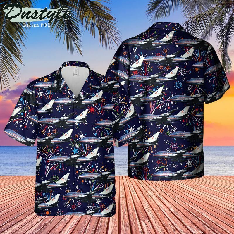 American Airlines Boeing 747Sp31 Hawaiian Shirt