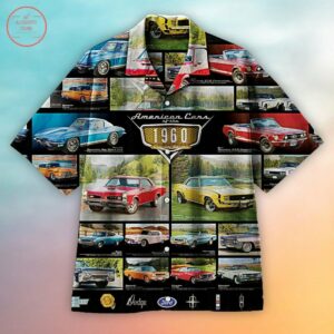 American Cars Of The 1960S Hawaiian Shirt