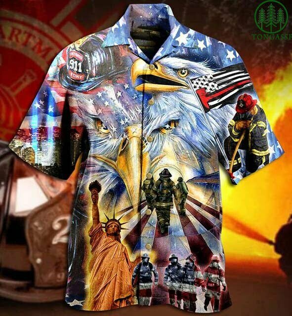 American Police 911 Proud Forever Hawaiian Shirt