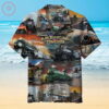 American Train Hawaiian Shirt Beach Summer Outfit