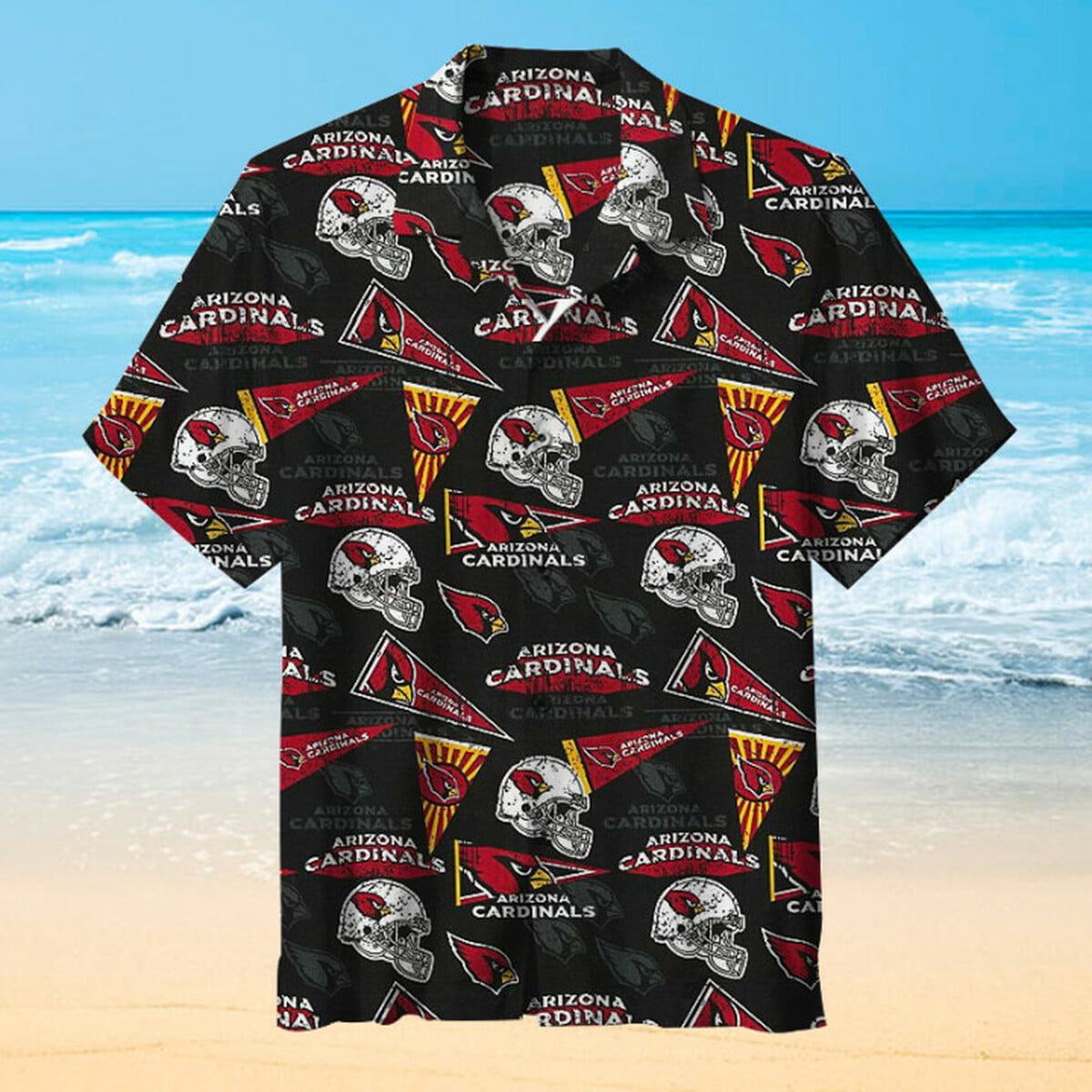 Arizona Cardinals Hawaiian Shirt Beach Summer Outfit