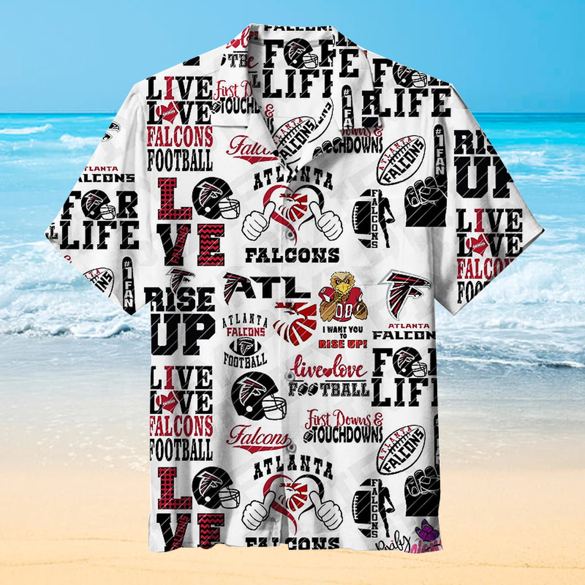 Atlanta Falcons Hawaiian Shirt Summer Outfit Beach