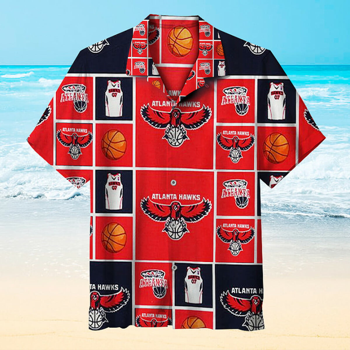 Atlanta Hawks Hawaiian Shirt Beach Outfit Summer